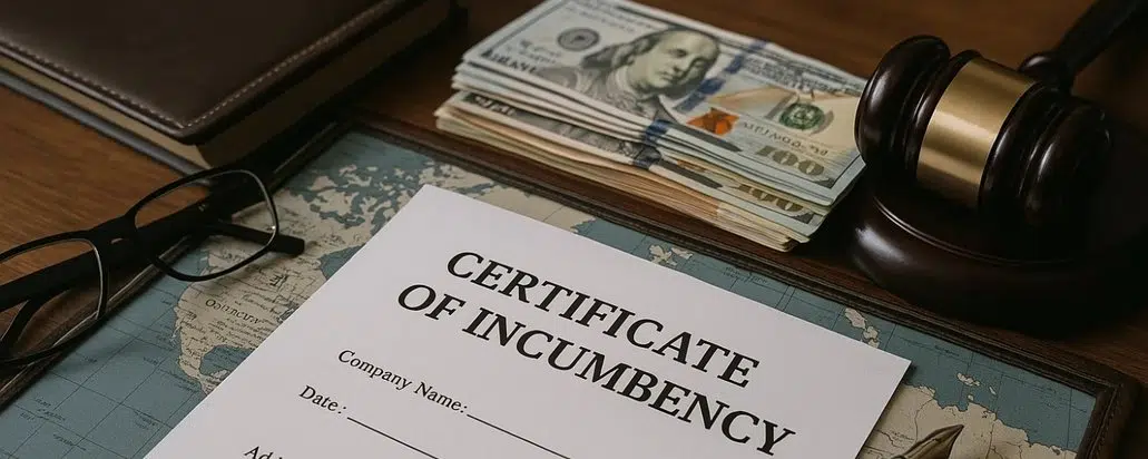 Certificate of Incumbency